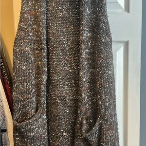 Cozy Gray Knit Cardigan